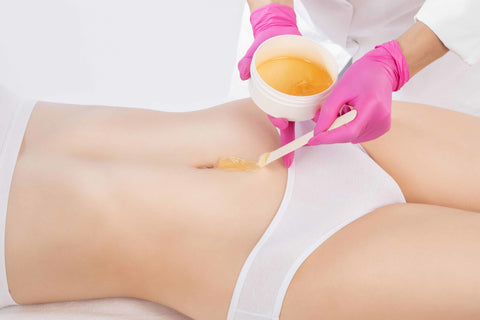 Lower Stomach Wax