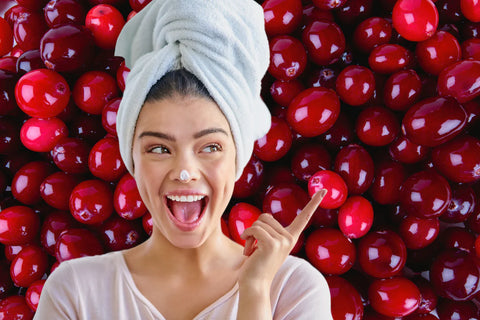 Cranberry Facial + choice of Manicure or Eyebrow Wax